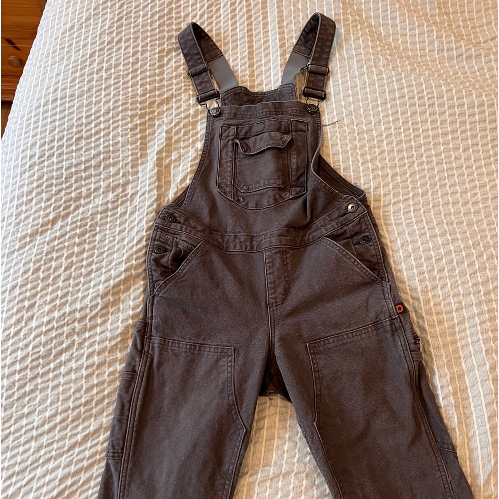 Women’s Overalls. Dovetail Workwear. Grey canvas. Size 4. Very comfortable!